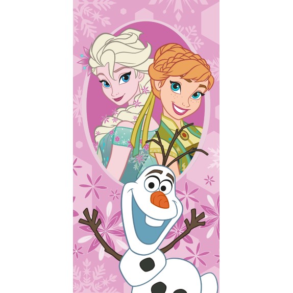 Πετσέτα Θαλάσσης Βελουτέ Dimcol Disney Frozen 44 Digital Print 70x140
