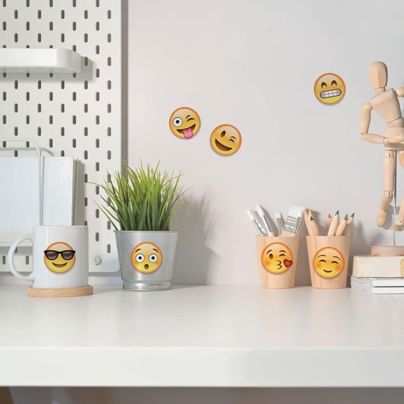 Αυτοκόλλητα Τοίχου Βινυλίου Ango Emoji XS 59014