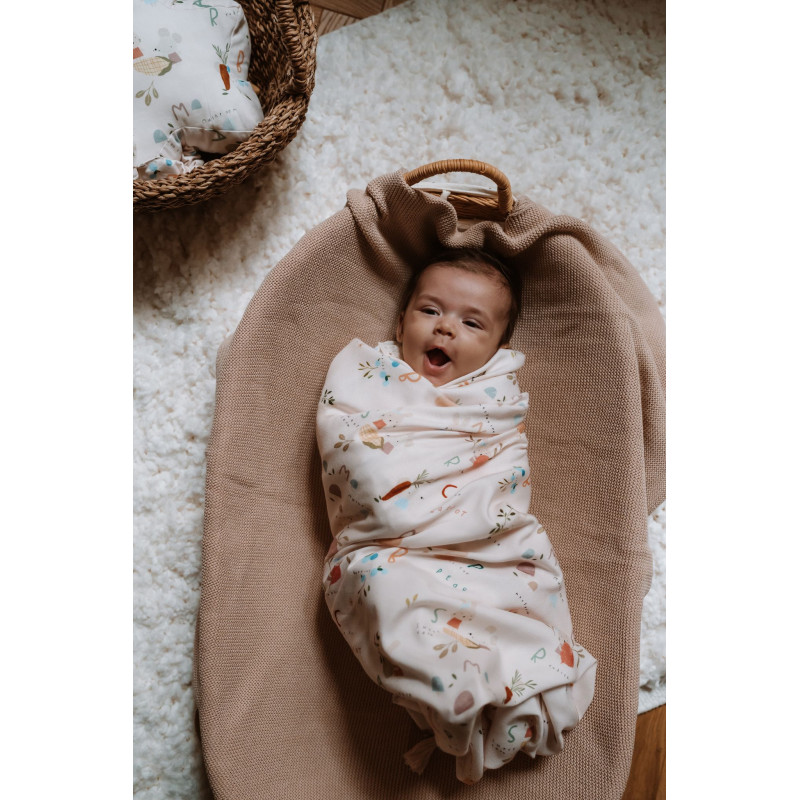 Πάνα Αγκαλιάς Bamboo La Millou Swaddle ABC Farm 100x120