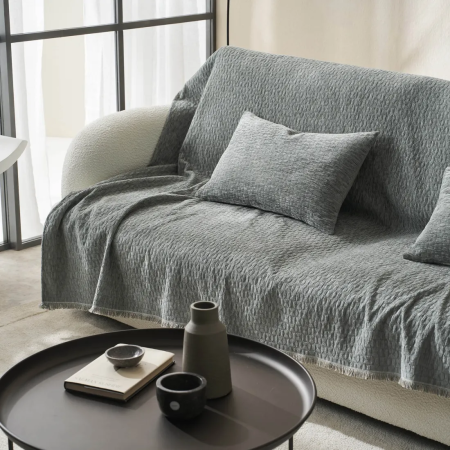Ριχτάρι Διθέσιου Gofis Home Ondine Weed Grey 20-07-184-2/07 180x250