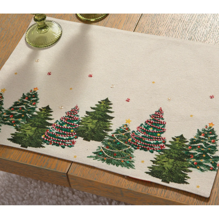  Χριστουγεννιάτικο Σουπλά Nef-Nef Happy Holiday Beige 33x48