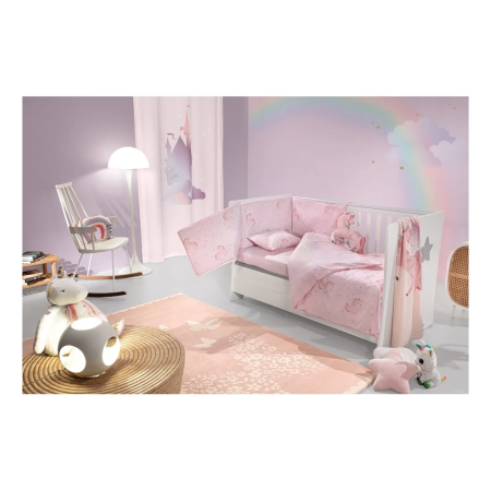  Σετ Κούνιας 3 Τεμαχίων Saint Clair Pinto Pinky