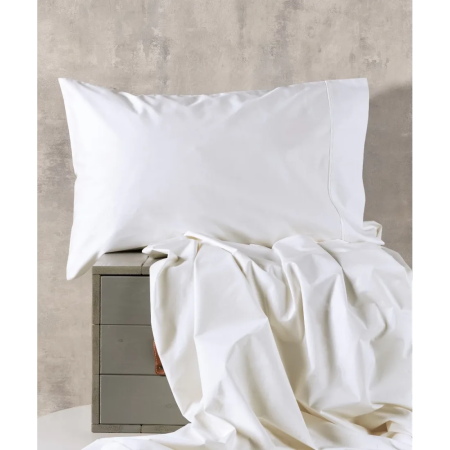 Σετ Σεντόνια Υπέρδιπλα 4 Τεμαχίων Kentia Yn 25 Mnx White 240x270