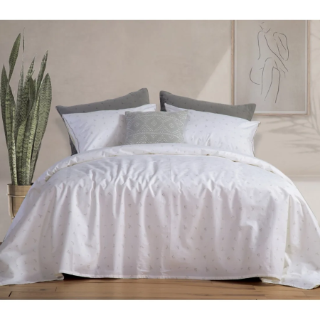 Σετ Σεντόνια Υπέρδιπλα Nef-Nef Perfection 240x270 White