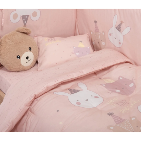 Βρεφικό Πάπλωμα Nef-Nef Special Party Pink 110x140